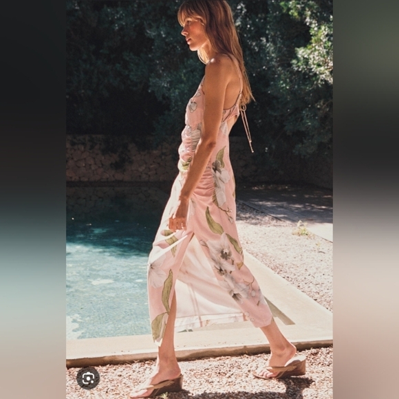 Zara Floral Midi Dress - Picture 4 of 4